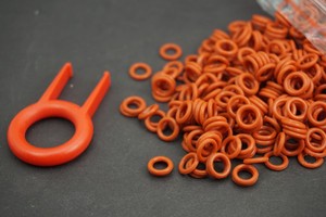 131Pcs Rubber O-Ring Switch Dampeners Dark Puller For Cherry MX keyboard Dampers