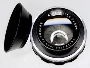 Carl Zeiss Jena schwarze Farbe 4cm f1.4 Biotar Leica M Halterung #808582... V. selten!! - Bild 1 von 12