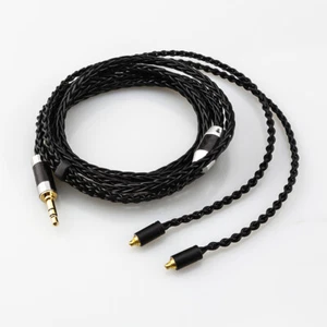 Cable de auriculares MMCX plateado OCC de 8 núcleos para SENNHEISER IE300 IE900 IE200 - Imagen 1 de 9