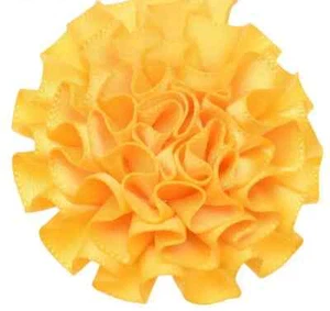 10 pcs Satin Ribbon carnation Flowers about 2+ 1/4-inch select color - Picture 1 of 6