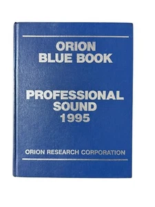 1995 Orion Blue Book Professional Sound - Picture 1 of 4