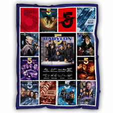 Babylon 5 Blanket, Babylon 5 TV Series Fleece, Sherpa Blanket Space Opera