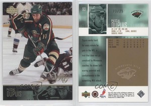 2003-04 Upper Deck UD High Gloss /25 Pascal Dupuis #93