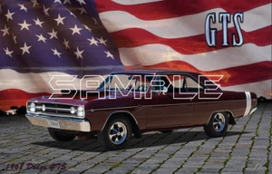 1968 Dodge GTS American Muscle Print - Foto 1 di 1