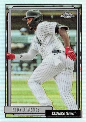 Eloy Jimenez Topps Chrome Refractor 1992 Collection 2021 Baseball Card #TC92-15 - Image 1 of 2