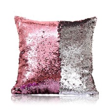 16"" Unicorn Pillow Case Magic Reversible Sequin Glitter Sofa Cushion Cover Touch