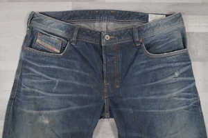 Pantalones de mezclilla para hombre Diesel ZATINY regular bootcut azul W36 L29 lavado 0880N - Imagen 1 de 14