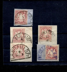 Baviera Para 1870-5 Sellos Con Palatinado Sello (#7261) - Imagen 1 de 1
