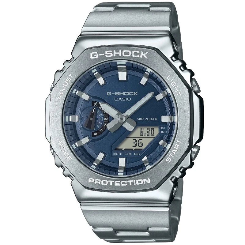 Casio G-Shock G-STEEL700 SERIES Analog&Digital Blue/SilverMen's Watch GM2110D-2B