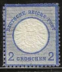 DEUTSCHLAND (Reich) 1872 Scotts #18 Mint/H, Full Original Gum, Very Fine 2gr - Bild 1 von 2