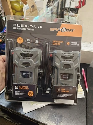 Spypoint Flex-Dark No-Glow Wireless Cellular Game Trail Camera 40MP Twin Pack - Image 1 of 2