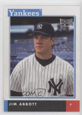 2020 Topps Archives Snapshots Jim Abbott #AS-JA - Image 1 of 2