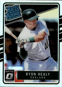 Donruss Optic Holo #60 Ryon Healy Oakland Athletics Rookie 2017 - Imagen 1 de 2
