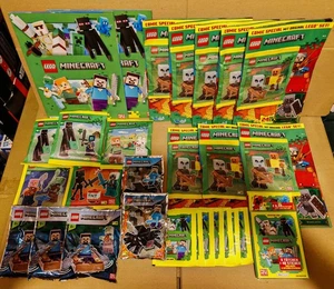 Lego Minecraft Minifiguren Polybags Comics Sticker Stickeralbum Trading Cards - Bild 1 von 1