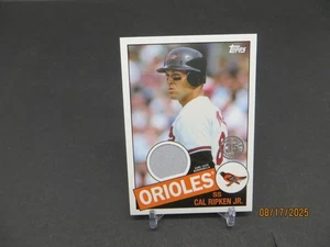 2020 Topps Series One Cal Ripken Jr. 1985 Topps 35th Anniversary Relic Orioles - Foto 1 di 6