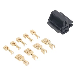 10er Set Relais Stecker Set 5 Pin Gehäusehalter 12V Buchse 30A 40A mit 30tlg - Bild 1 von 22