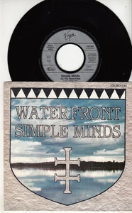 SIMPLE MINDS - ON THE WATERFRONT - GERMAN IMPORT 45 WPS - GREAT SHAPE - Picture 1 of 2