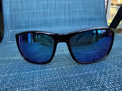 Coyote Eyewear BP-13 Polarized Bi-Focal Reading Sunglasses in Black w/Blue +2.50 - Image 1 of 4