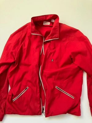 Original Penguin Red Full-Zip Jacket XL – Broken Zipper Teeth – Vintage Style - Image 1 of 4