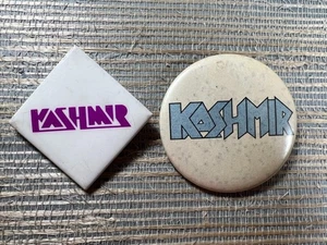 Vintage Kashmir 2 Pinback Button Portland Oregon Rock New Wave Band Boy Outside - Picture 1 of 2