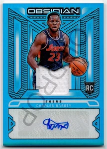 2021-22 Panini Obsidian Charles Bassey #'d/27 RPA #RJI-CBS - Imagen 1 de 3