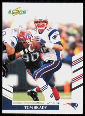 2007 Score Tom Brady Patriots #155 - Image 1 of 2