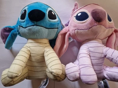 Lot De 2 Peluches Stitch Et Angel Halloween - Photo 1/2