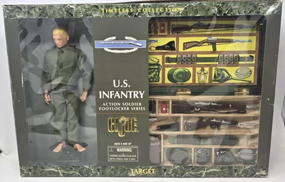 G.I. Joe US Infantry Action Soldier Footlocker Series Timeless Collection 12" Foto 1 de 4