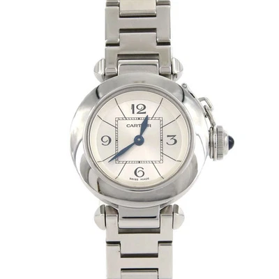 CARTIER Miss Pasha W3140007 Stainless Steel Quartz Silver 27mm Ladies Wristwatch - Image 1 of 4
