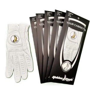 5er Pack Herren Links Medium / Large 100% Cabretta Leder Steinadler Golfhandschuh - Bild 1 von 1