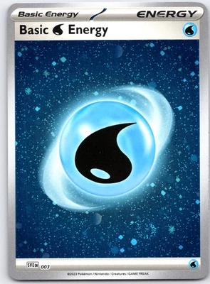 Basic Water Energy (Cosmos Holo) Common SV01: Scarlet & Violet Base Set Holo 003 - Image 1 of 2