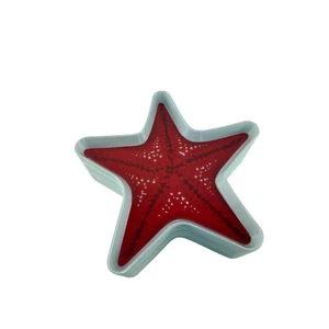 Starfish Melamine Serving Trays Set of 9 Tropical Party Luau Picnic Decor - Picture 1 of 5