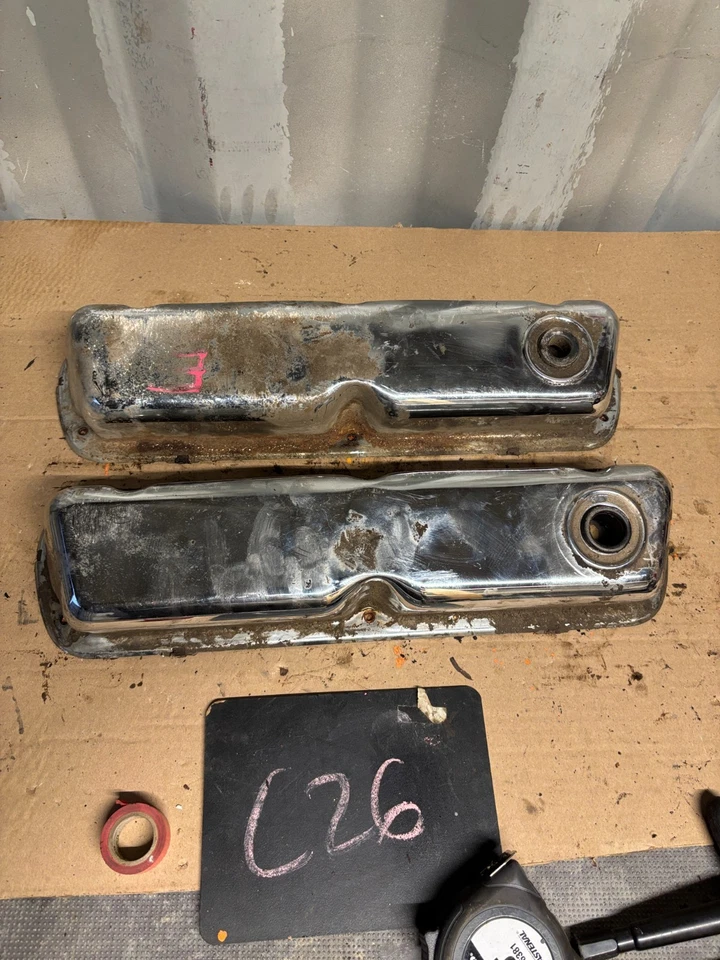 Ford F150 Bronco 1979 1985 1991 1994 1995 5,0 302 bloque pequeño cubierta de válvula cubiertas Foto 1 de 4