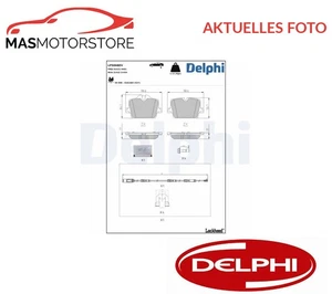 SATZ BREMSBELÄGE BREMSKLÖTZE HINTEN DELPHI LP5068EV I NEU OE QUALITÄT - Bild 1 von 5