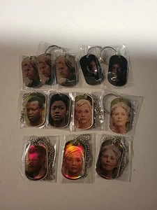 AMC THE WALKING DEAD Erkennungsmarken 12 Stück - verschiedene Figuren - Bild 1 von 21