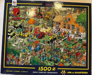 Jan Van Haasteren CEACO JUMBO 2014 Comic Puzzle 1500 Piece THE FARM - Picture 1 of 6