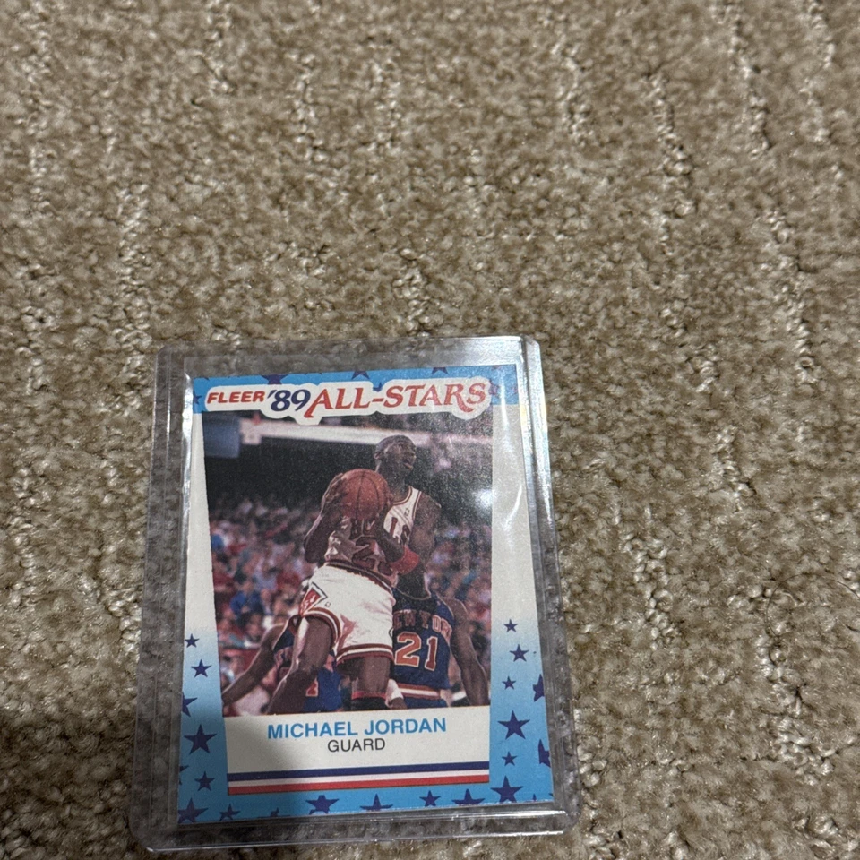 Tarjetas Fleer Michael Jordan 1989 y 1990. Foto 1 de 4