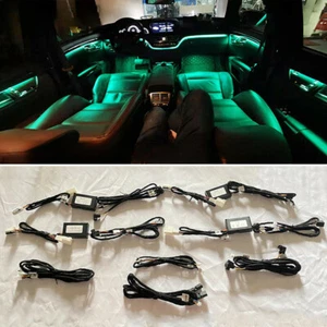 Upgrade Wire Harness 12 Colors LED Ambient Light For Benz W218 W166 X166 GLE CLS - Picture 1 of 12