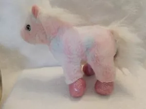 Ganz Webkinz Pink Pony HM117 Plush Stuffed Animal NO Code LOOKS GREAT - Picture 1 of 6