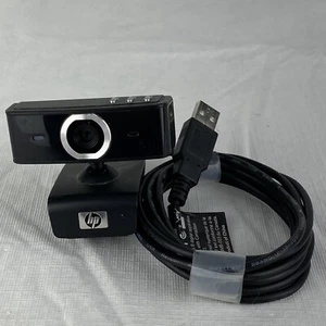 HP Webcam schwarz USB mit Clip 2.0 nicht getestet - Bild 1 von 6