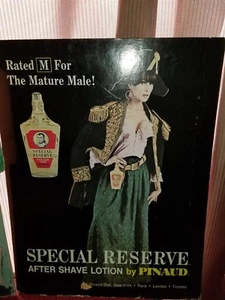 Rare Cardboard Stand Up Pinaud After Shave Lotion Sign - Picture 1 of 7