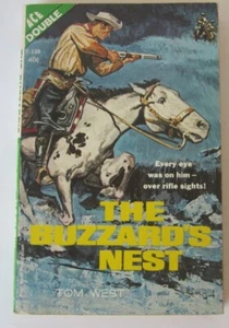 ACE DOUBLE F128 Tom West The Buzzard's Nest / Louis Trimble Siege At High Meadow - Picture 1 of 3