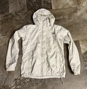 The North Face Jacket Womens Large White Hyvent Rain Outdoors Ladies 1888 - Picture 1 of 6