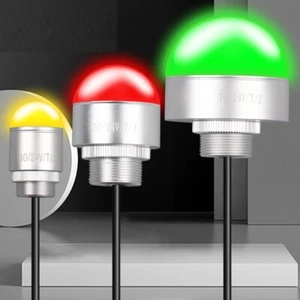 1x 3-Farben LED Alarmlampe Indikator Summer Maschine Signallicht - Bild 1 von 13