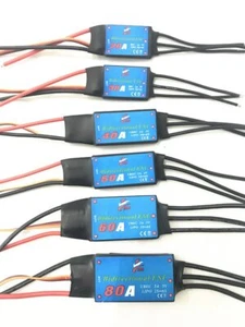 12A/20A/30A/40A/50A/60A/80A ESC bidireccional sin escobillas para pieza de barco de automóvil de radiocontrol - Imagen 1 de 5
