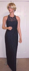 J CREW PAMELA GOWN LONG DRESS LEAVERS LACE NAVY 2 NWT #C5557 - Picture 1 of 5