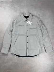 Helmut Lang Striped Button Up Shirt Jacket Size L New with tags - Picture 1 of 13