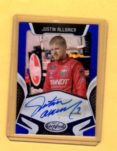 JUSTIN ALLGAIER 2018 CERTIFIED NASCAR PANINI AUTOGRAPH CARD - Picture 1 of 2