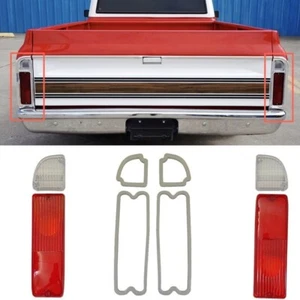 2x Red LED Tailight & Tail Backup Lights Fit 1967-1972 Chevy / GMC Pickup Truck - Picture 1 of 12