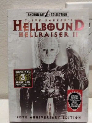 Hellbound Hellraiser II 2008 20th Anniversary DVD Anchor Bay New Sealed - Image 1 of 4